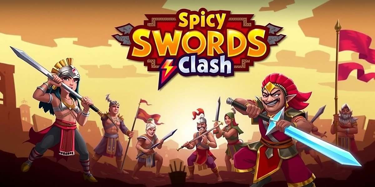 Spicy Swords Clash Official Cover Spicy Swords Clash game cover showing Indian warriors in battle