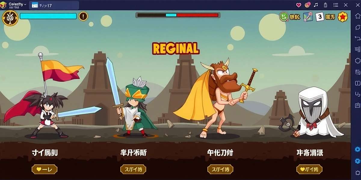 Spicy Swords Clash Localized Language Options Spicy Swords Clash regional versions showing different language options